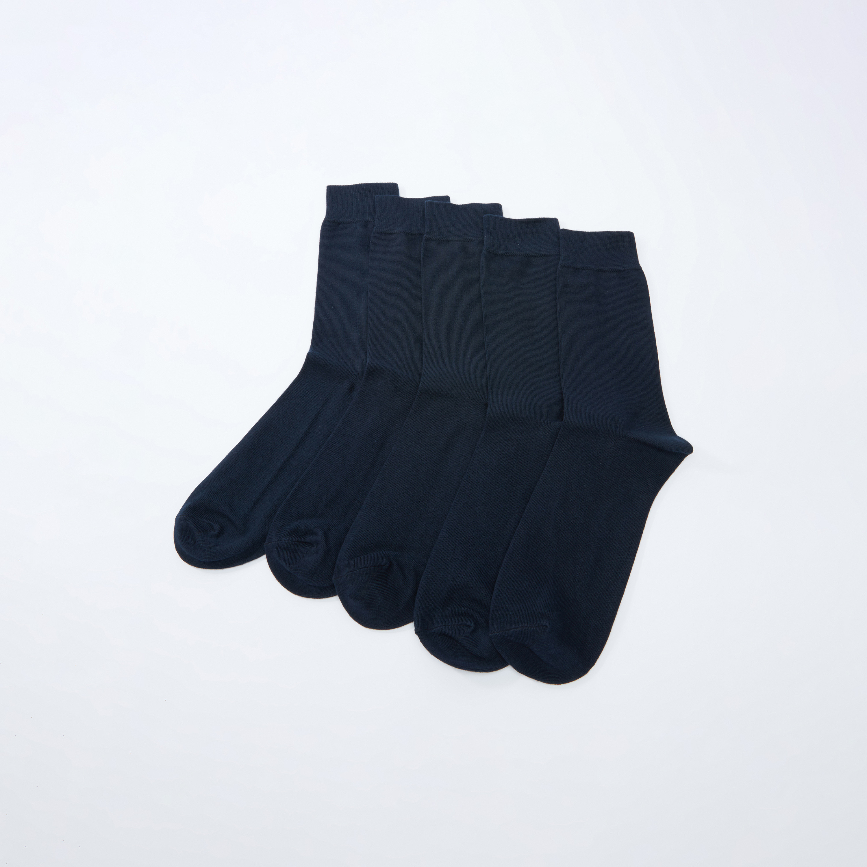 جوارب بطول ربلة الساق - طقم من 5 أزواج-men-socks-image-2