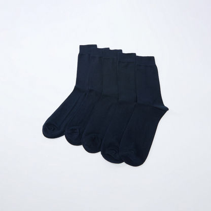 Calf Length Socks - Set of 5-Socks-image-1
