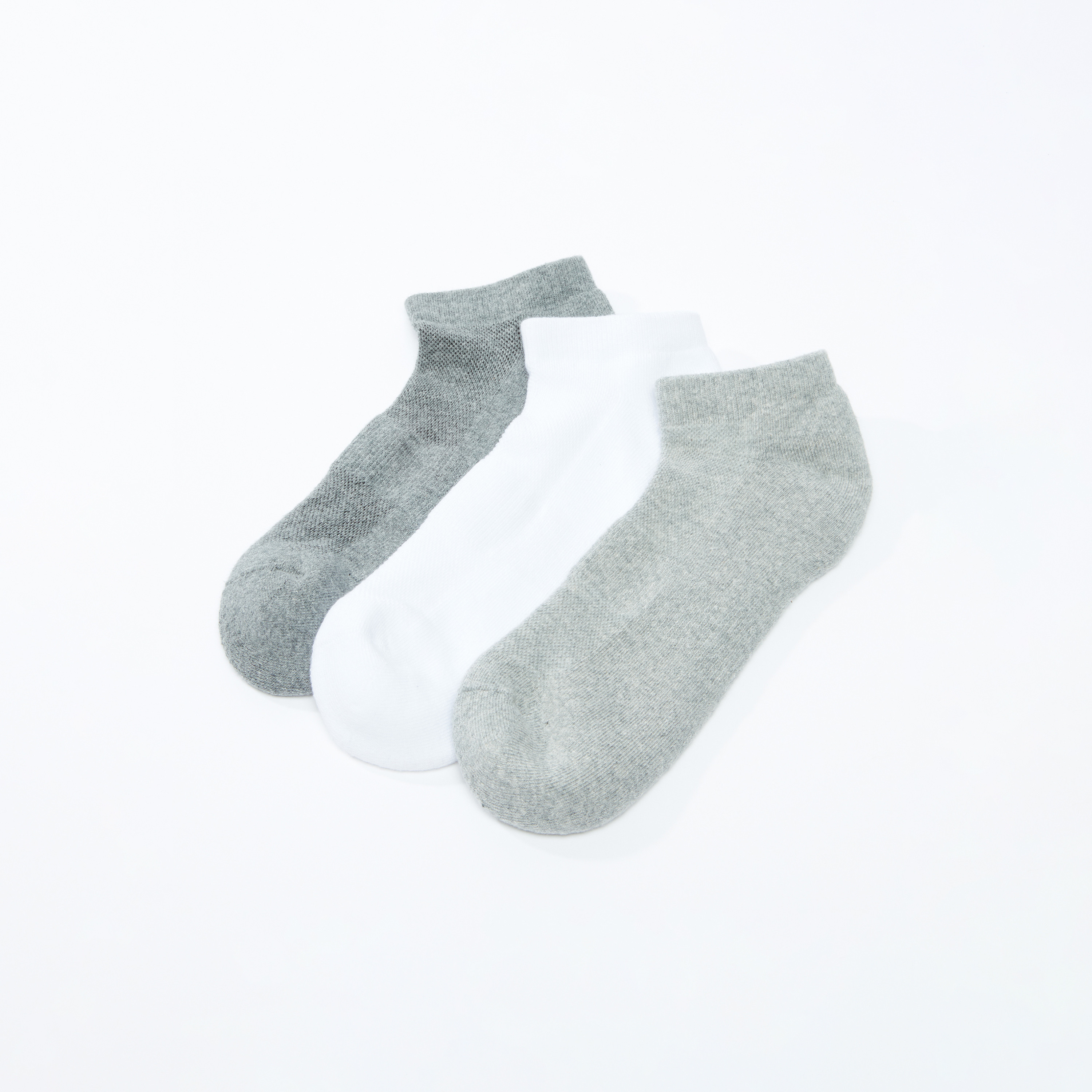 Set of 3 - Ribbed Ankle Length Socks-men-socks-image-2