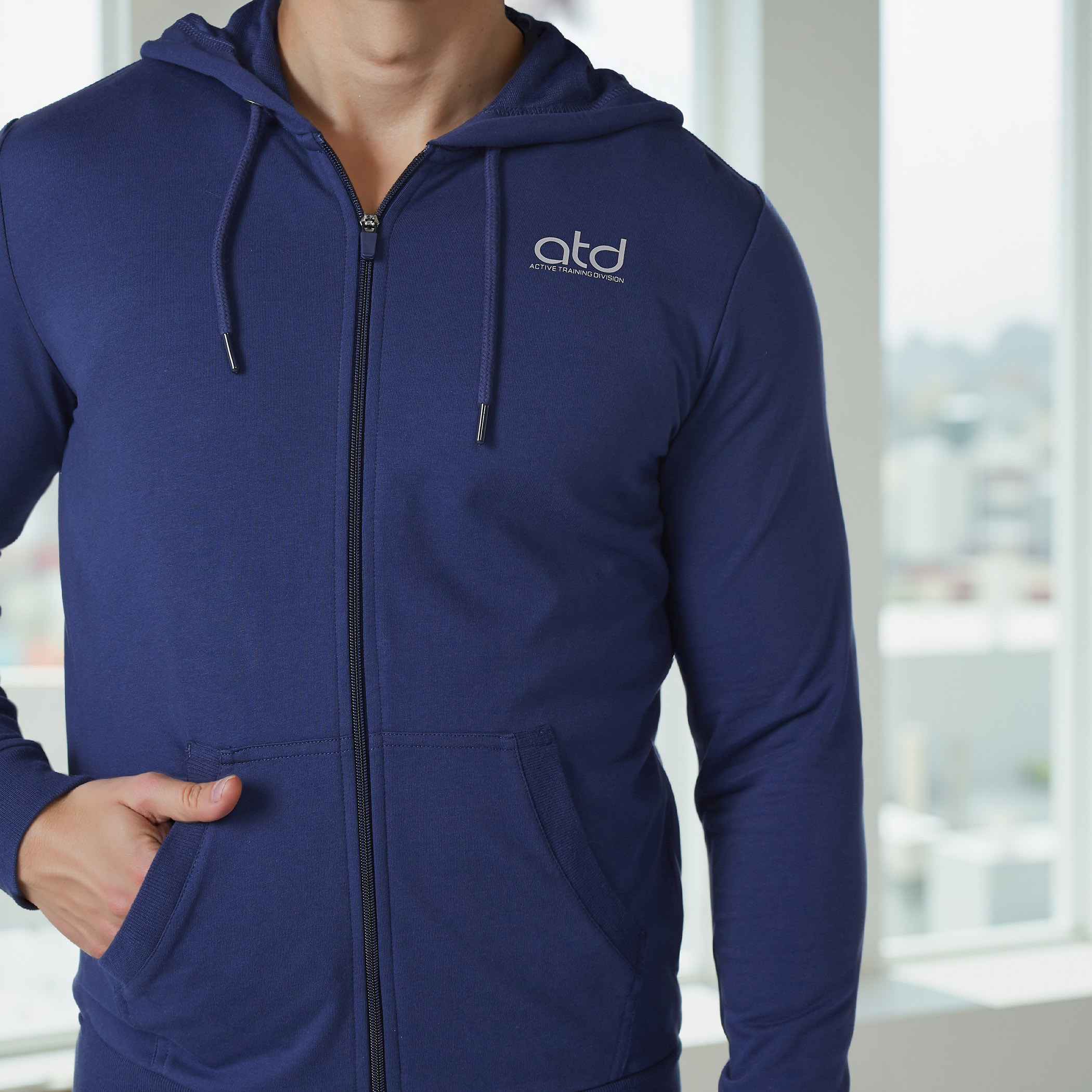 Pocket Detail Jacket with Zip Closure and Hood-men-clothing-jacketsandblazers-jackets-image-3