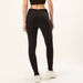 Full Length Cuffed Jog Pants with Elasticised Waistband and Drawstring-Joggers-thumbnailMobile-3