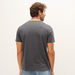 Plain T-shirt with Round Neck and Short Sleeves-T Shirts-thumbnailMobile-3