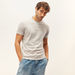 Solid T-shirt with Crew Neck and Short Sleeves-T Shirts-thumbnailMobile-2