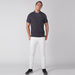 Polo Neck T-Shirt with Short Sleeves-Polos-thumbnail-2