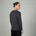 Plain T-shirt with Round Neck and Long Sleeves-T Shirts-thumbnail-2