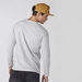 Plain T-shirt with V-neck and Long Sleeves-T Shirts-thumbnailMobile-1