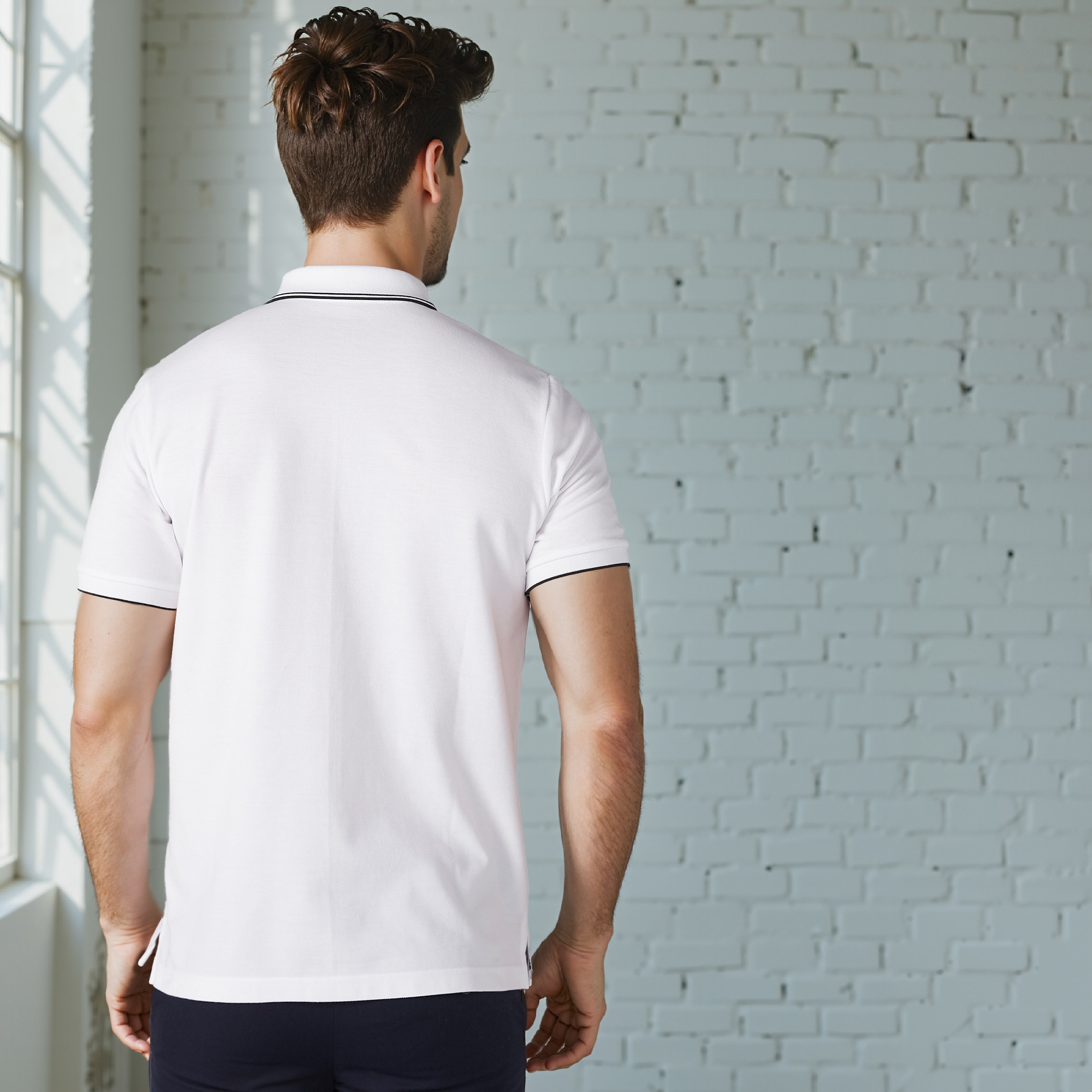 Polo T-Shirt with Short Sleeves-men-clothing-tshirtsandpolos-polos-image-7