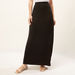 Solid Maxi A-line Skirt with Elasticised Waistband-Skirts-thumbnail-0