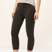 Solid Cropped Leggings with Elasticised Waistband-Leggings-thumbnailMobile-2