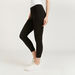 Skinny Fit Solid 3/4 Leggings with Elasticised Waistband-Leggings and Jeggings-thumbnail-0