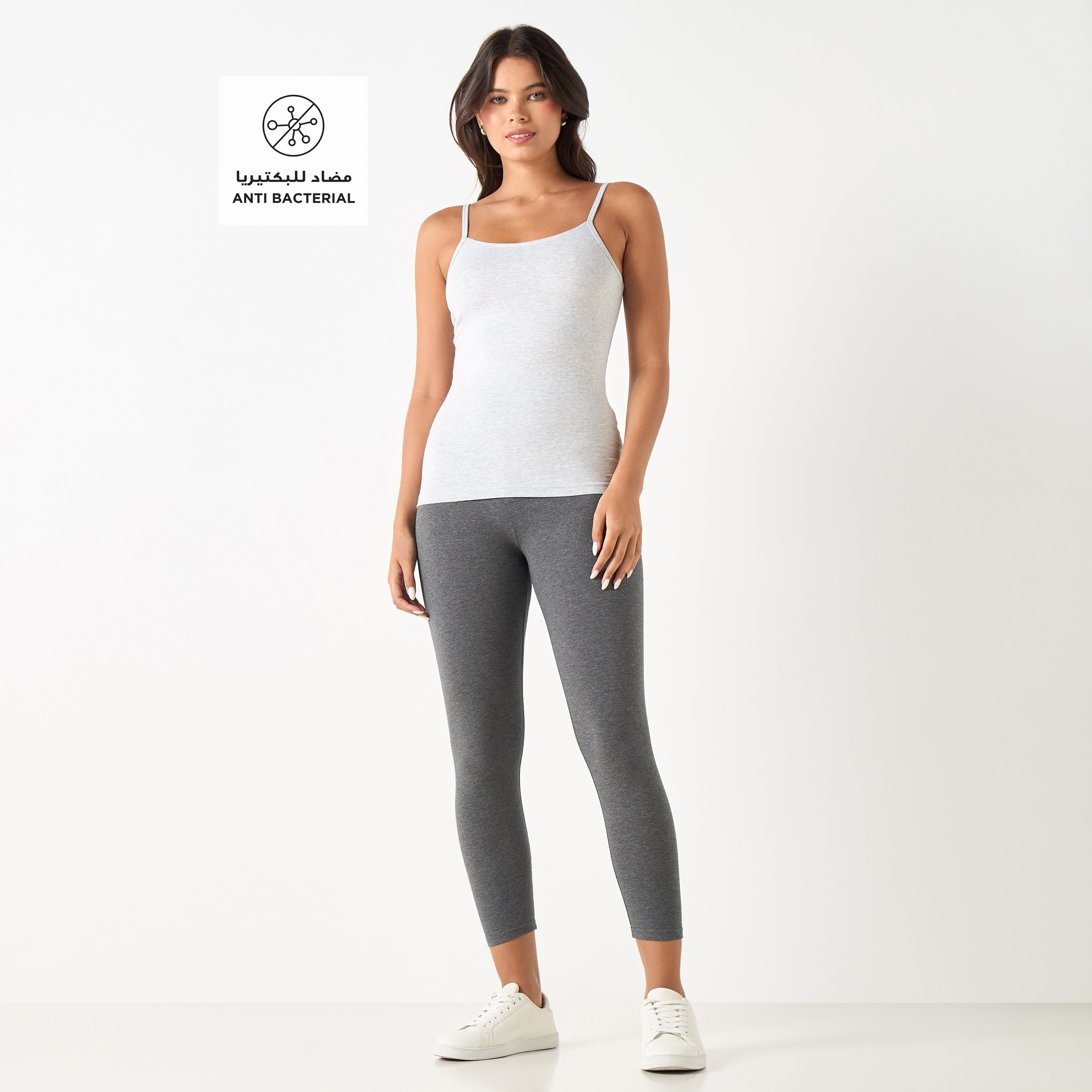 بلوزة كامي قطن مضاد للبكتيريا بقصّة عادية من سبلاش بيزيكس-women-clothing-tshirts-image-2