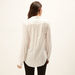 Solid Shirt with Spread Collar and Long Sleeves-Shirts & Blouses-thumbnailMobile-3