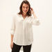 Solid Top with Long Sleeves and High Low Hem-Shirts and Blouses-thumbnail-0