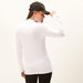 Solid T-shirt with High Neck and Long Sleeves-T Shirts-thumbnail-3