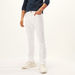 Skinny Fit Full Length Jeans with Pocket Detail and Belt Loops-Jeans-thumbnail-0