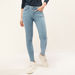 Skinny Fit Full Length Jeans with Pocket Detail and Belt Loops-Jeans-thumbnailMobile-5