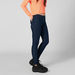 Skinny Fit Plain Jeans with Pocket Detail and Belt Loops-Jeans-thumbnail-3