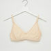 Textured Bra with Hook and Eye Closure and Adjustable Straps-Bras-thumbnail-0