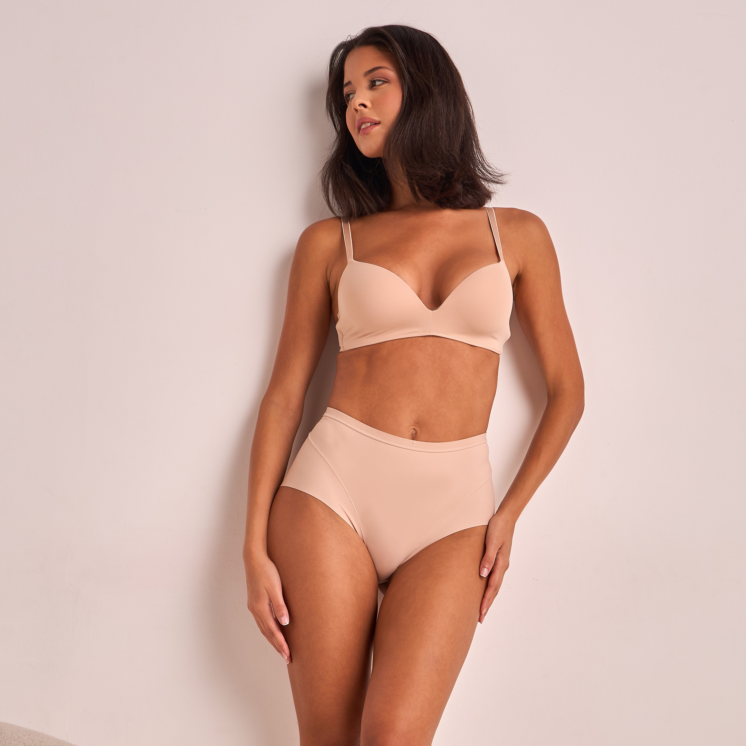 Padded T-Shirt Bra with Hook and Eye Closure-women-clothing-lingerie-bras-image-5