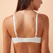 Padded T-Shirt Bra with Hook and Eye Closure and Adjustable Straps-Bras-thumbnailMobile-2