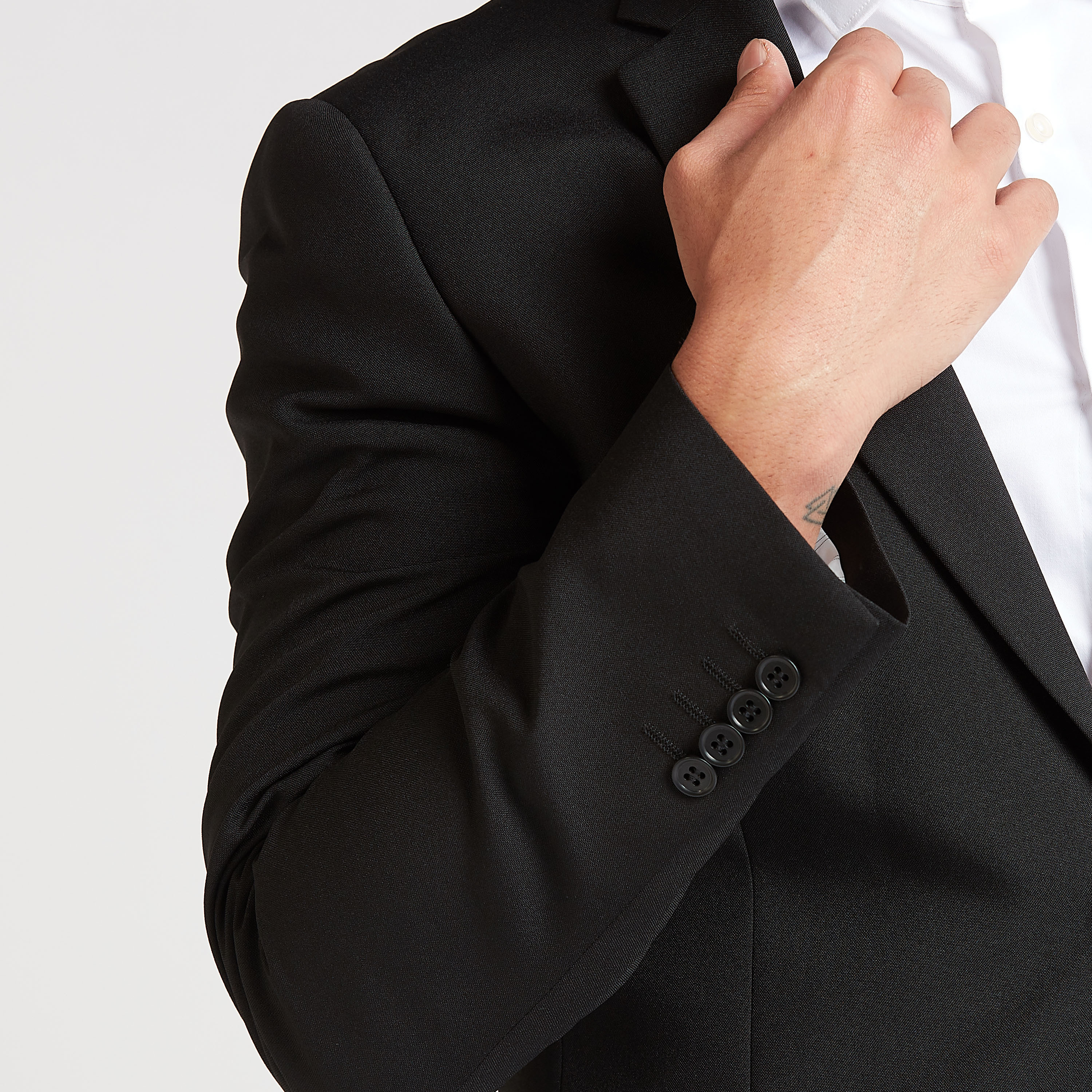 Solid Lapel Collared Jacket with Pockets-men-clothing-jacketsandblazers-blazers-image-3
