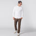 Full Length Trousers with Pocket Detail and Button Closure-Pants-thumbnail-1