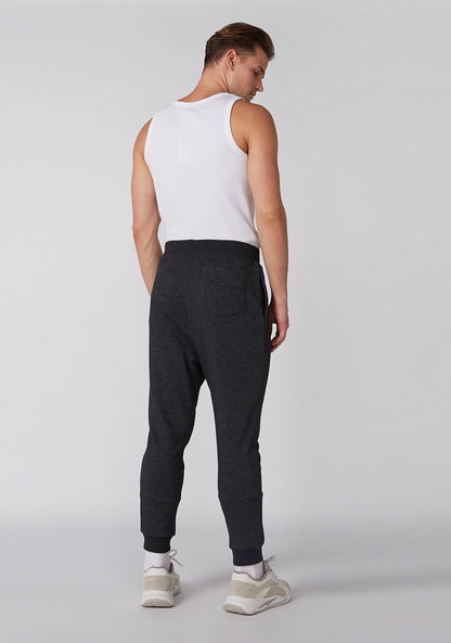 Textured Jog Pants with Pocket Detail-Joggers-image-1