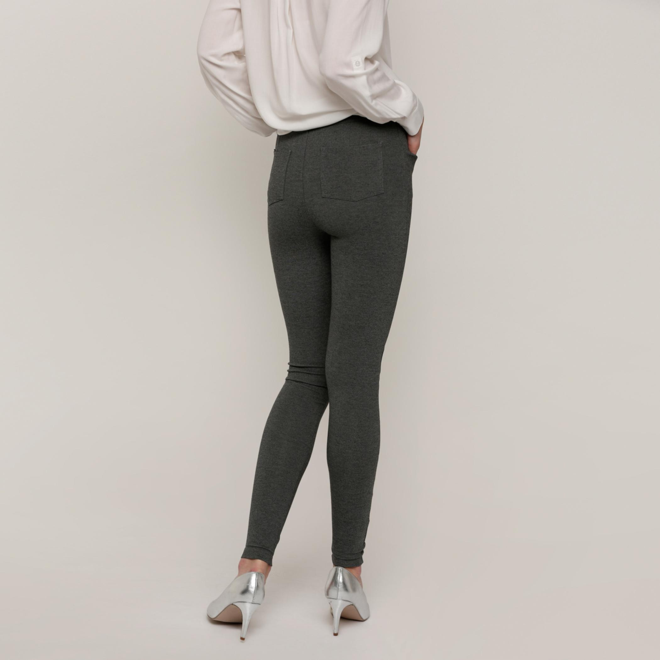 بنطلون تريقنز طويل بتفاصيل جيوب وحلقات حزام-women-clothing-bottoms-leggings-image-6