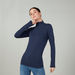 Plain Top with High Neck and Long Sleeves-T Shirts-thumbnail-0