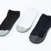 Textured Ankle Length Socks with Ribbed Cuffs - Set of 3-Socks-thumbnailMobile-0