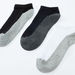 Textured Ankle Length Socks with Ribbed Cuffs - Set of 3-Socks-thumbnailMobile-2