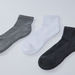 Textured Ankle Length Socks - Set of 3-Socks-thumbnailMobile-2