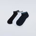 Textured Ankle Length Socks with Cuffed Hems - Set of 3-Socks-thumbnail-1
