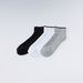 Ribbed Ankle Length Socks - Set of 3-Socks-thumbnailMobile-1