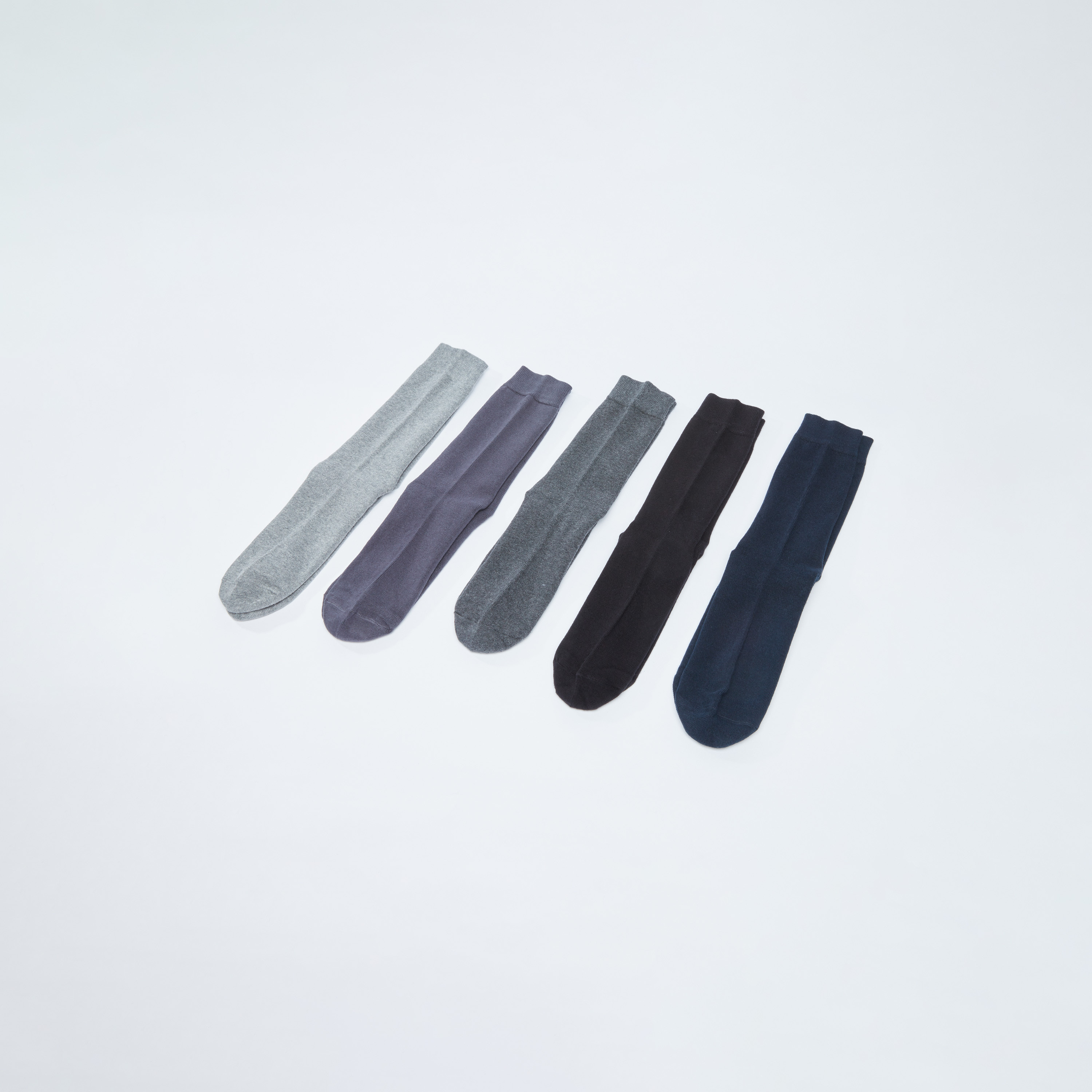 Set of 5 - Crew Length Socks-men-socks-image-1