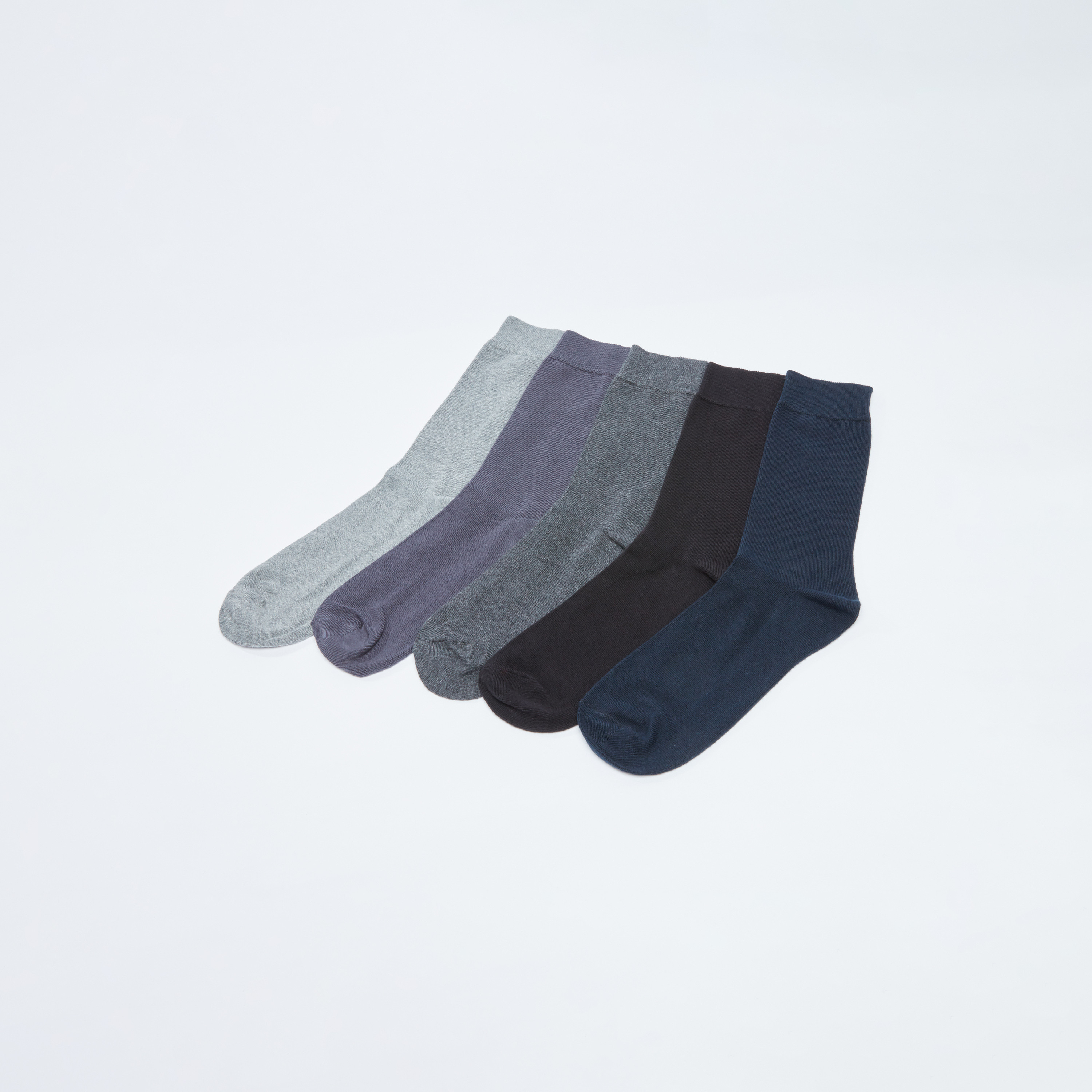 Set of 5 - Crew Length Socks-men-socks-image-2