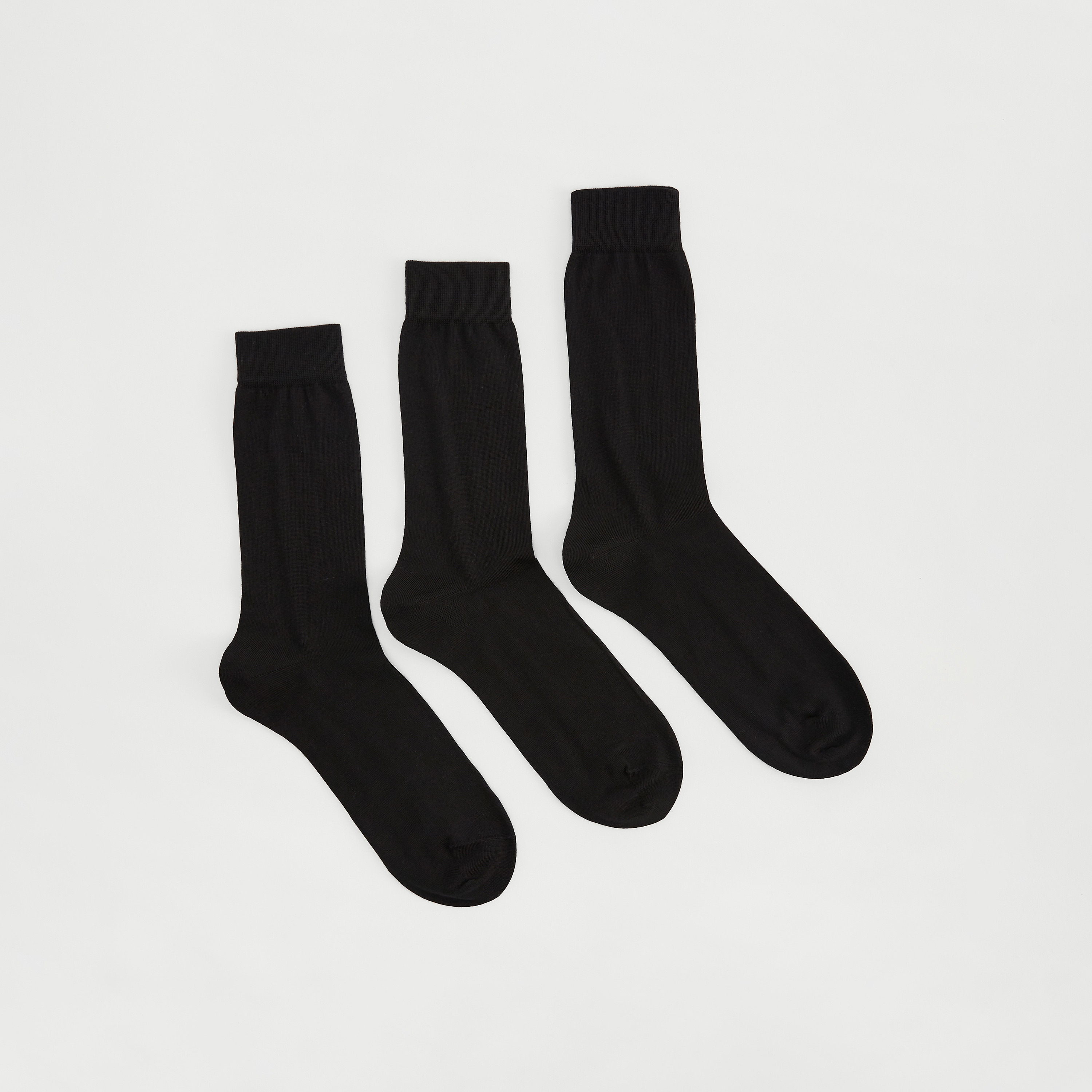 جوارب بارزة الملمس بطول ربلة الساق- طقم من 3-men-socks-image-1