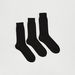 Set of 3 - Textured Calf Length Socks-Socks-thumbnail-0