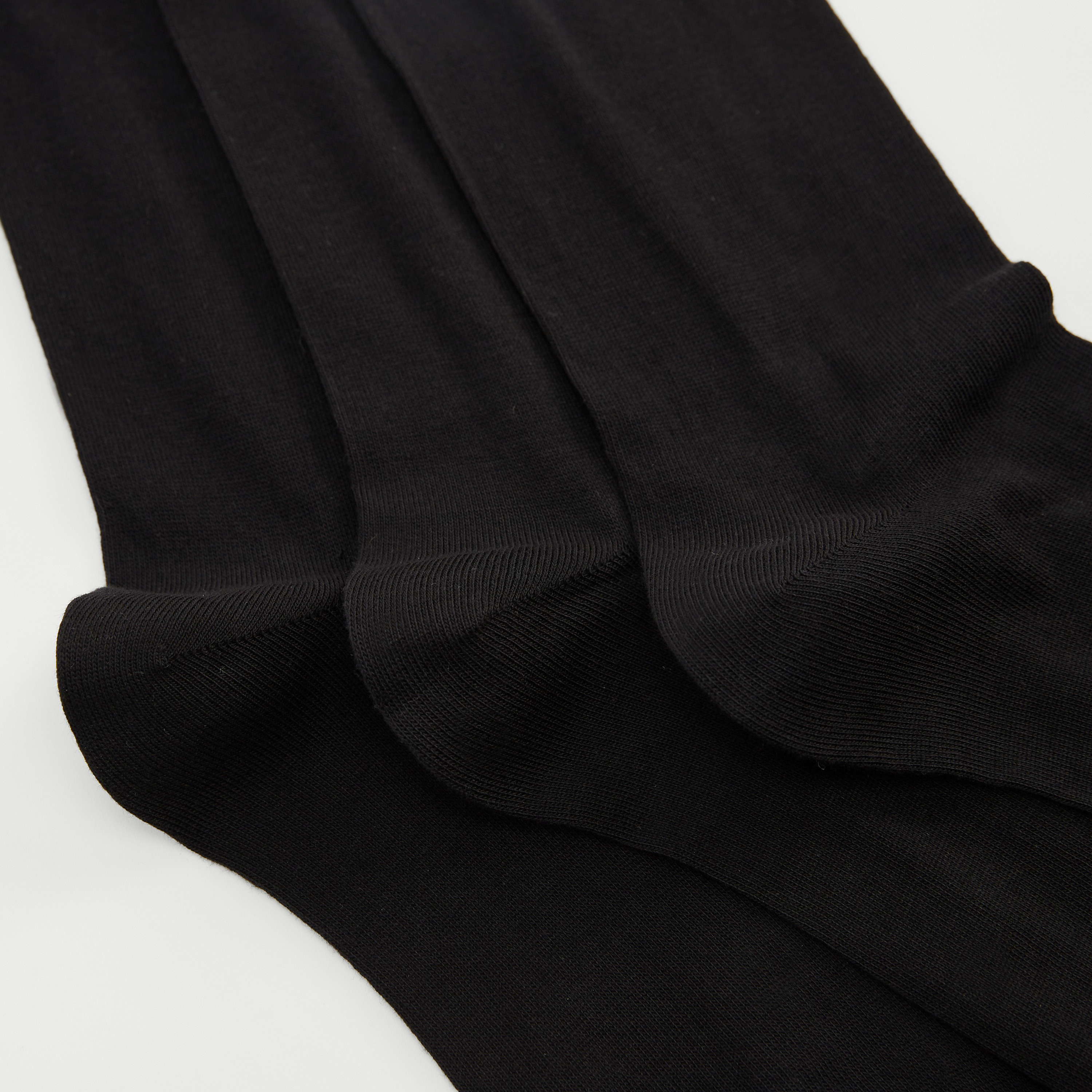 جوارب بارزة الملمس بطول ربلة الساق- طقم من 3-men-socks-image-4