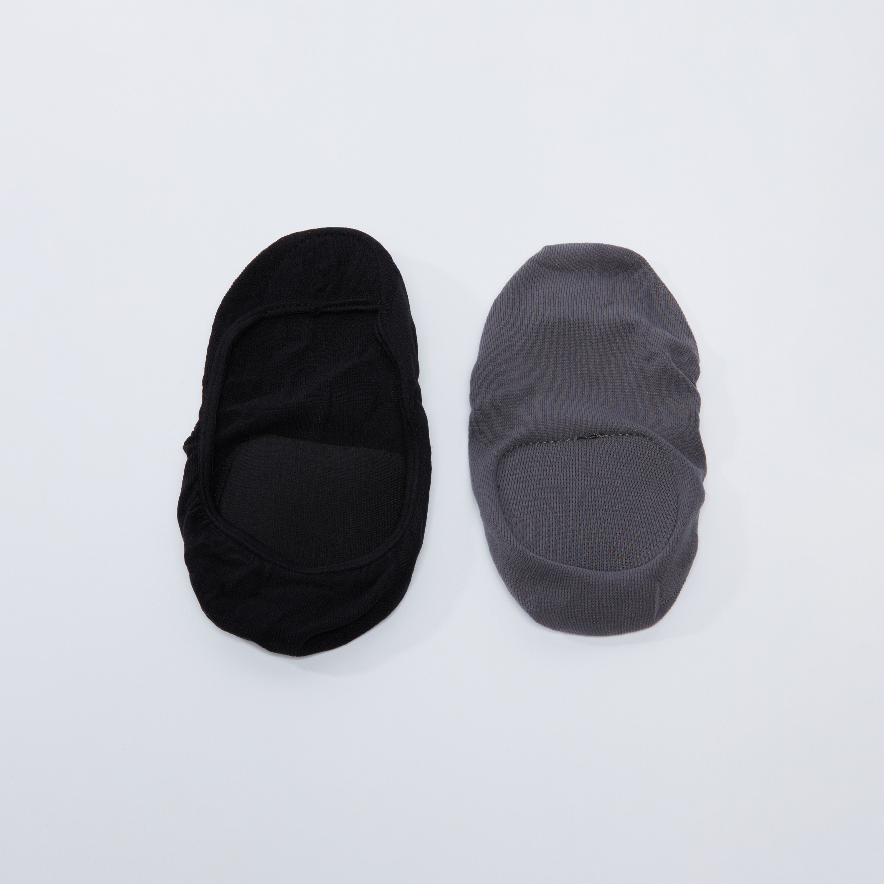 Set of 2 - Ribbed No Show Socks-men-socks-image-1