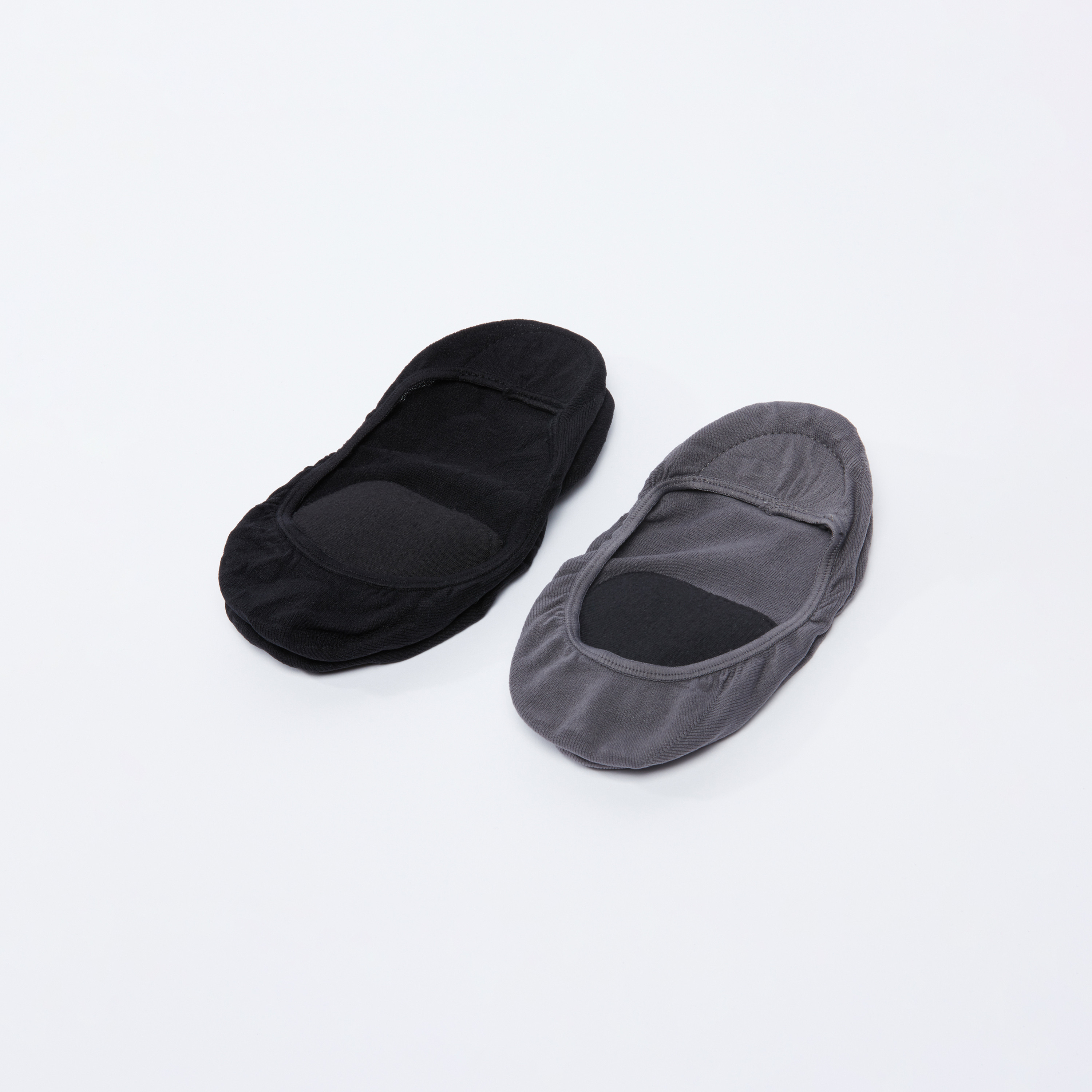 Set of 2 - Ribbed No Show Socks-men-socks-image-3