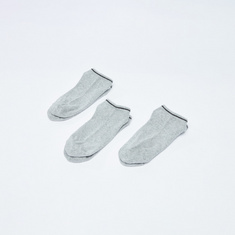 Ribbed Ankle Length Socks - Set of 3