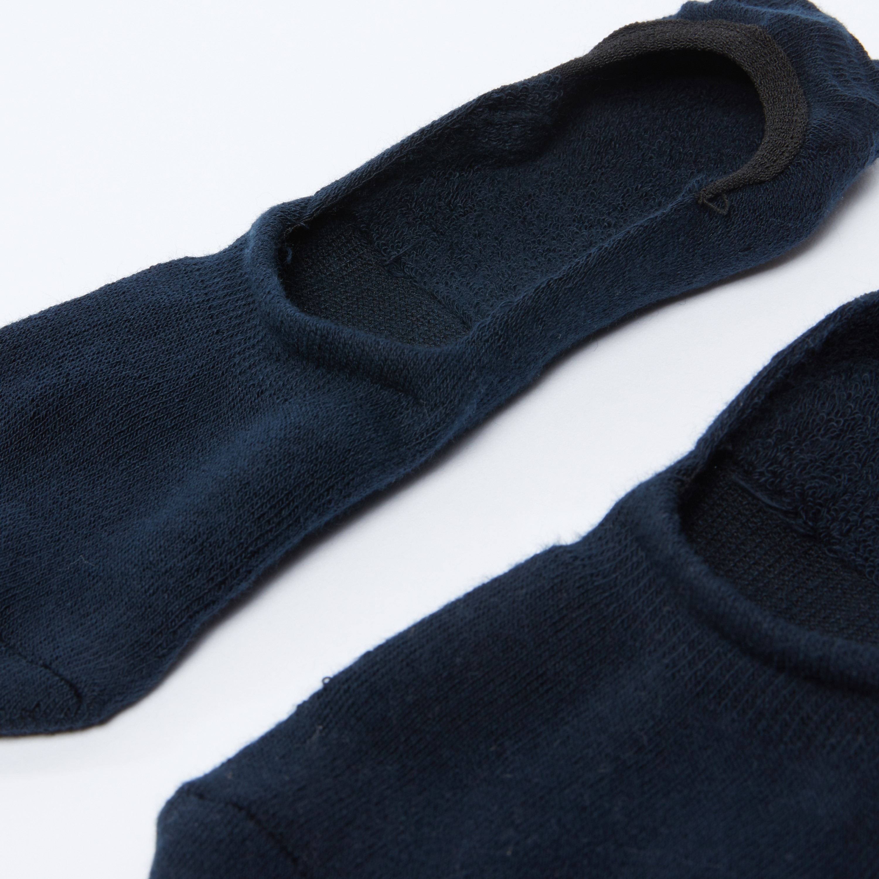 Textured No Show Socks with Elasticised Backstay-men-socks-image-2