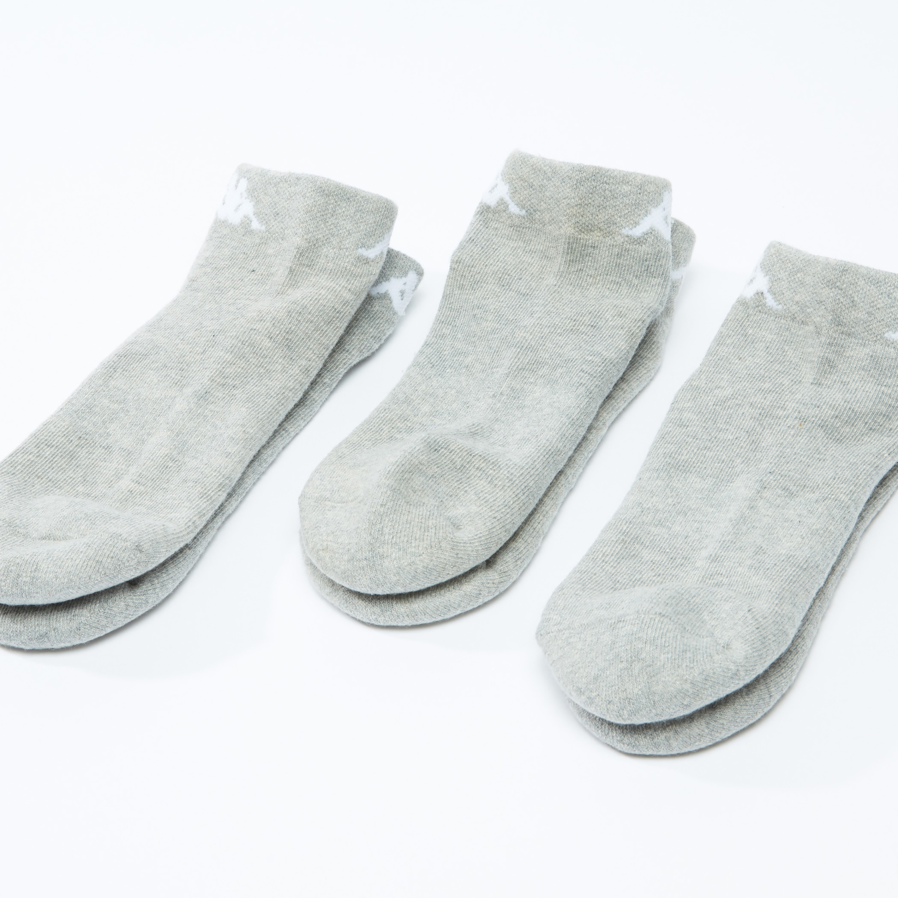 Set of 3 - Kappa Textured Ankle Length Socks-men-clothing-sportswearandactivewear-accessories-image-1