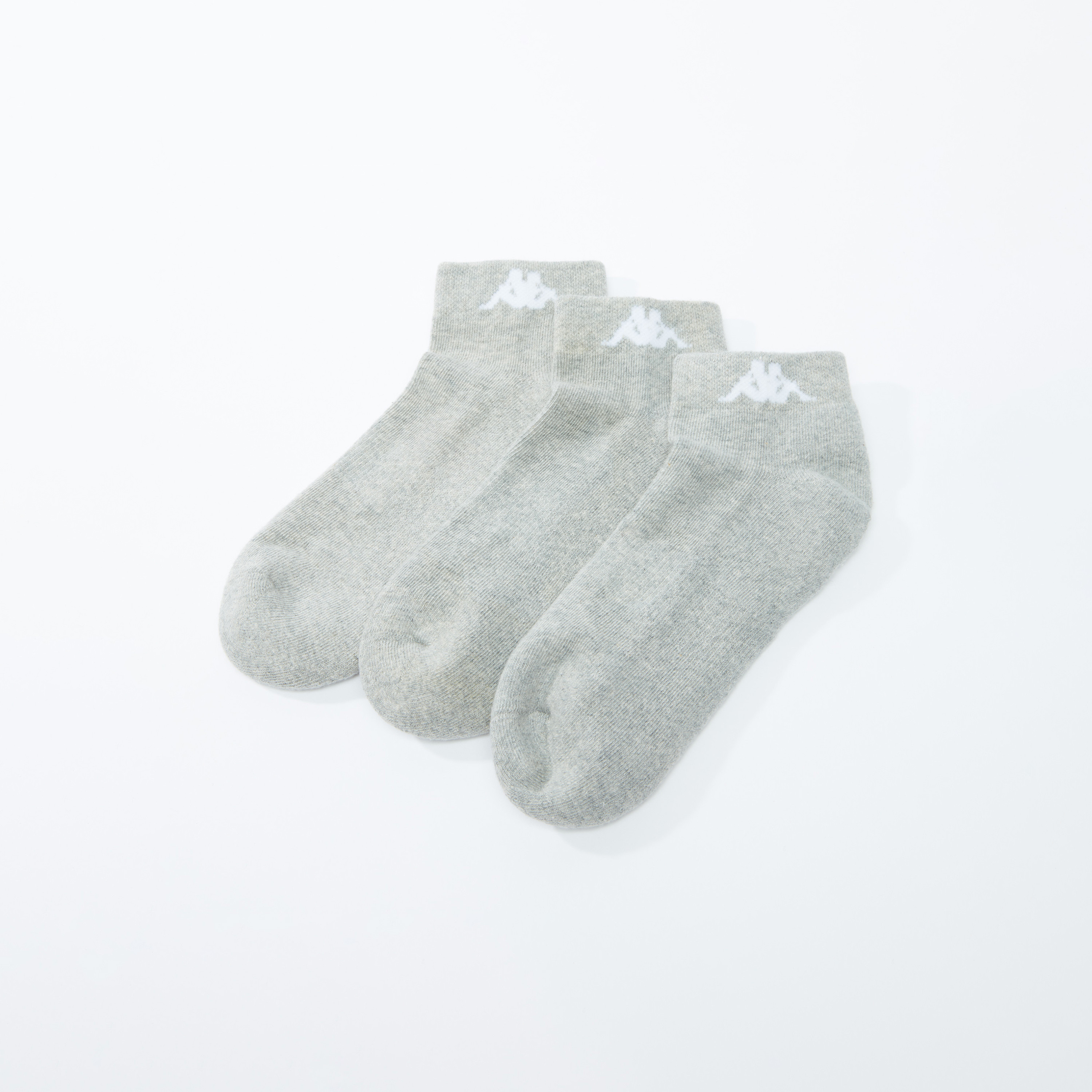 Set of 3 - Kappa Textured Ankle Length Socks-men-clothing-sportswearandactivewear-accessories-image-2
