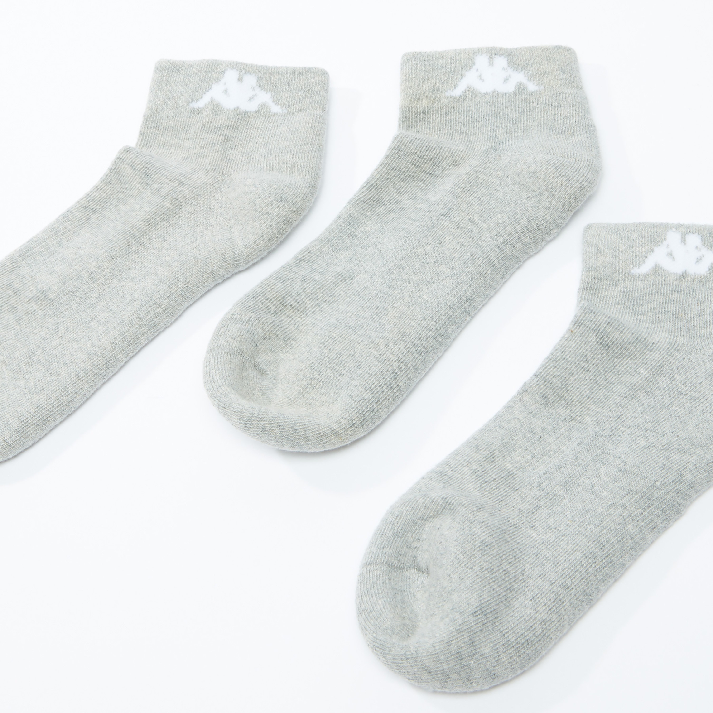 Set of 3 - Kappa Textured Ankle Length Socks-men-clothing-sportswearandactivewear-accessories-image-3