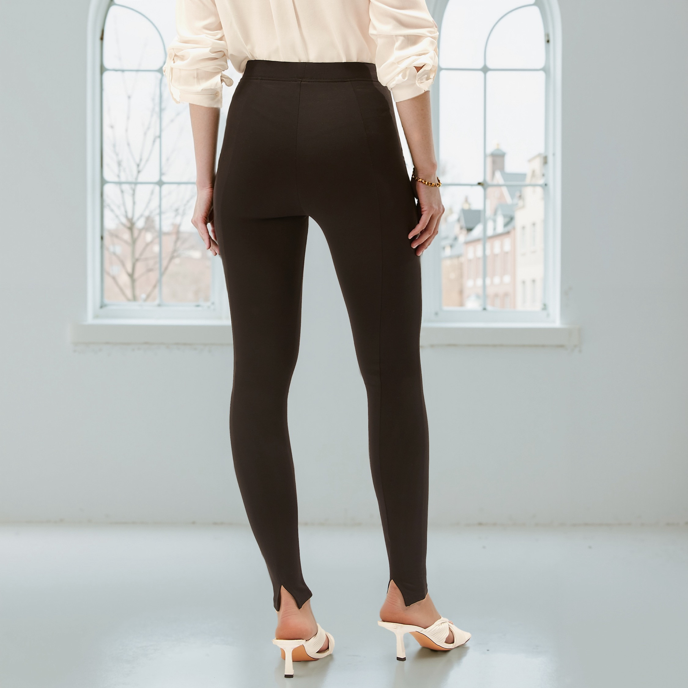 Full Length Leggings with Elasticised Waistband-women-clothing-bottoms-leggings-image-4