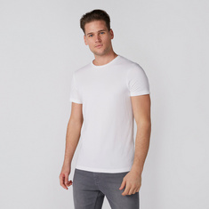 Lee Cooper Crew Neck T-Shirt with Short Sleeves