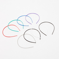 Set of 8 - Plain Hair Bands