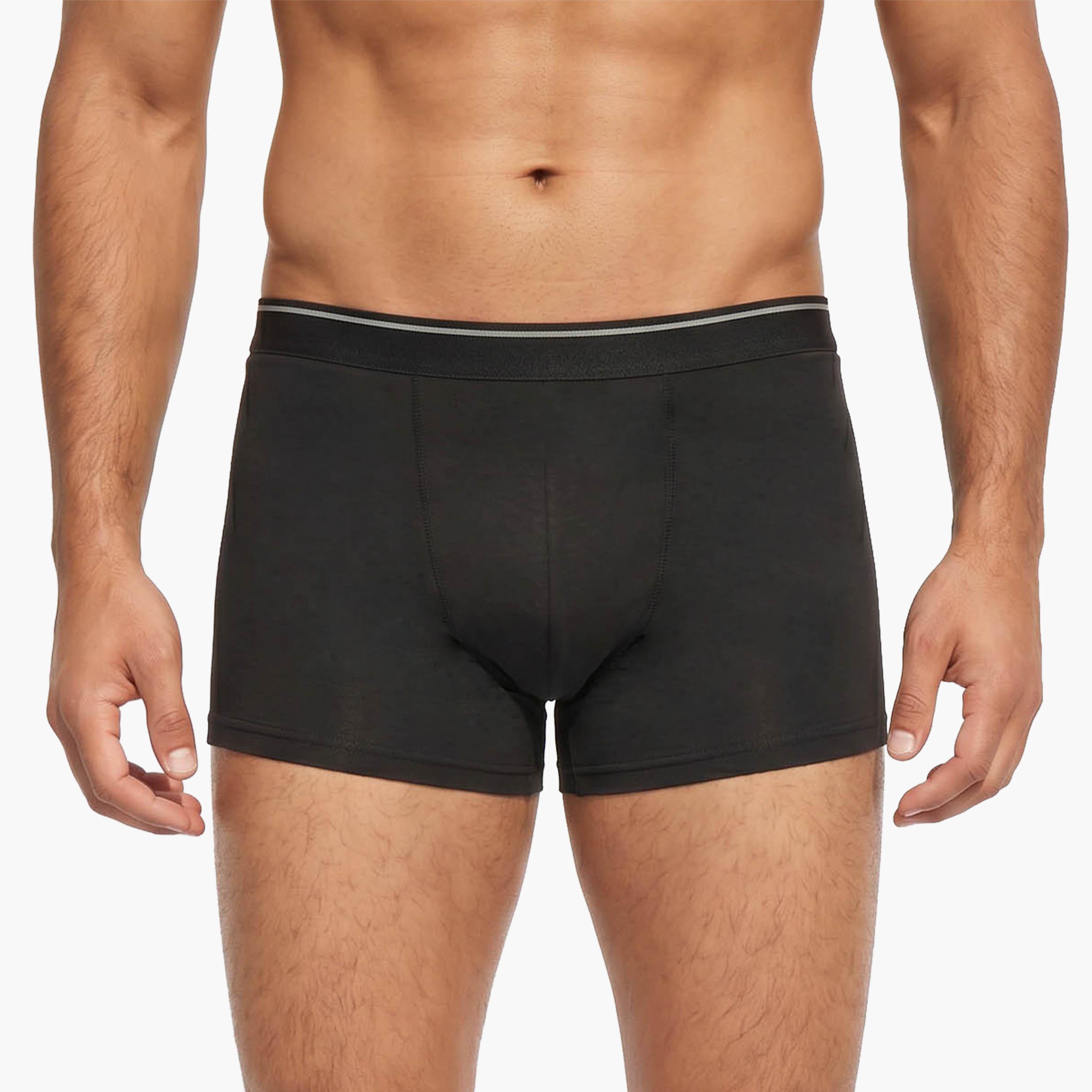 Set of 3 - Trunks with Elasticised Waistband-men-clothing-innerwear-underwear-image-5